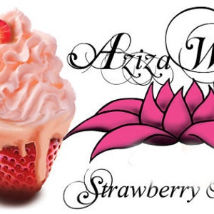 Strawberry Delight Perfume 1 oz, Gourmand perfume, bakery perfume, bakery scents, berry scent, strawberry perfume, aziza world, strawberries image 4