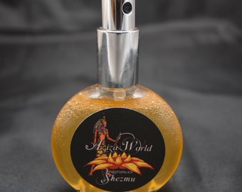 Shezmu Male Fragrance, Woody Aromatic with Turmeric, Allspice, Cedarwood, Handmade Mens Cologne, michigan made perfume, resin fragrance