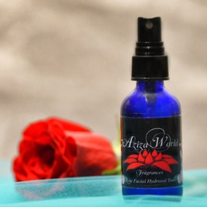 Organic Rose Water Hydrosol, With Rose oil, Rose Water, Floral Water, Rose Toner, Facial Toner, Skin Toner, Handmade Flower Water image 1