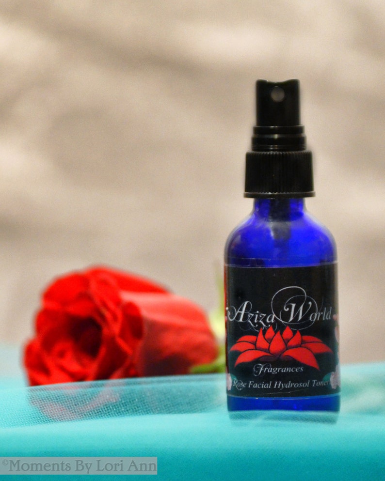 Organic Rose Water Hydrosol, With Rose oil, Rose Water, Floral Water, Rose Toner, Facial Toner, Skin Toner, Handmade Flower Water image 1