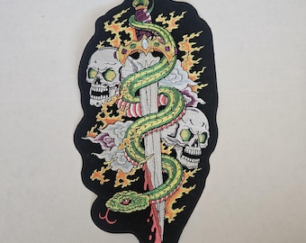 Snake, Skull, Sword Patch