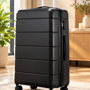 Expandable Hardshell Carry-On, Lightweight Spinner Suitcase, Travel Bag for Business Trips and Vacations