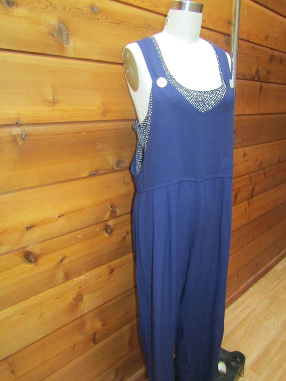 Vintage Overalls 1990's Jumpsuit Modern Minimalis… - image 7