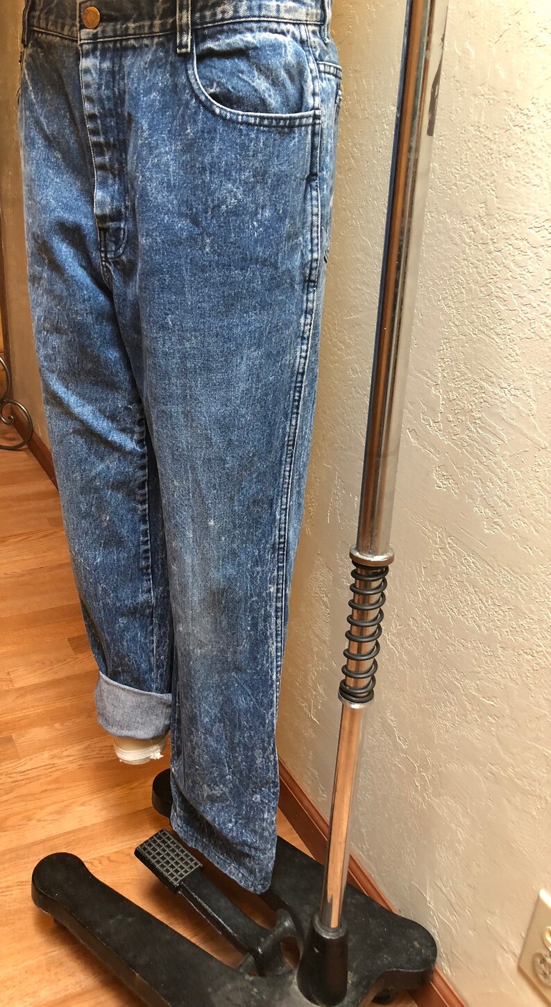 Vintage 1980/'s Guess Stonewash Denim Jeans Size Medium 10 Women/'s