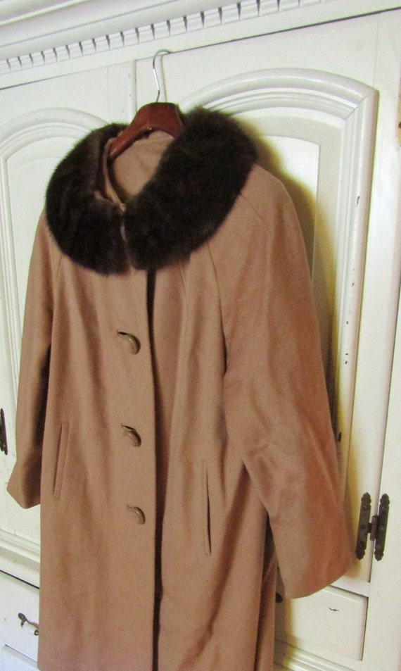 Vintage Betty Rose Mad Men Style 1950's 60's Wool… - image 1