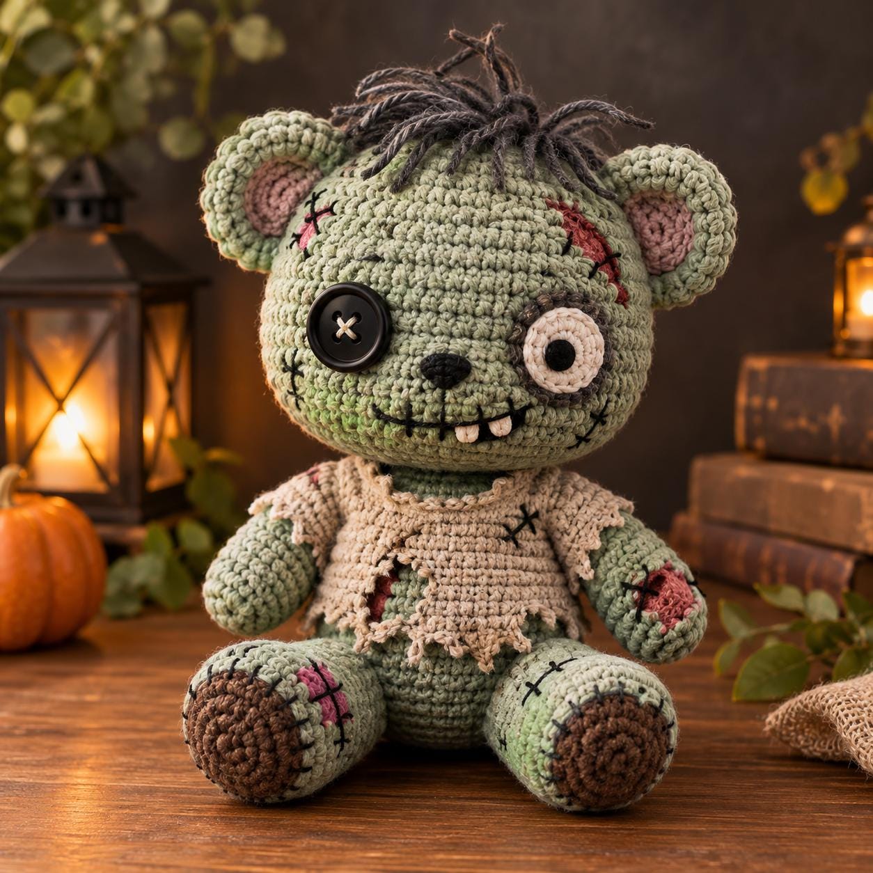 ゾンビテディベア ぬいぐるみ Zombie teddy bear - Etsy 日本