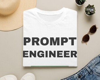 Prompt Engineer T-Shirt | Tech Typography Tee