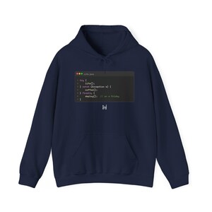 JavaScript Code Snippet Hoodie | Programmer Humor Hoodie | Coding Sweatshirt immagine 3