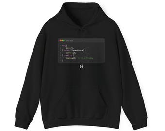JavaScript Code Snippet Hoodie | Programmer Humor Hoodie | Coding Sweatshirt