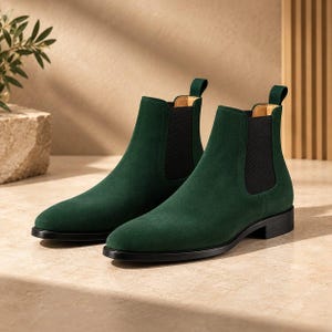 dark green dress boots Emerald Mens Bestseller 2026-7