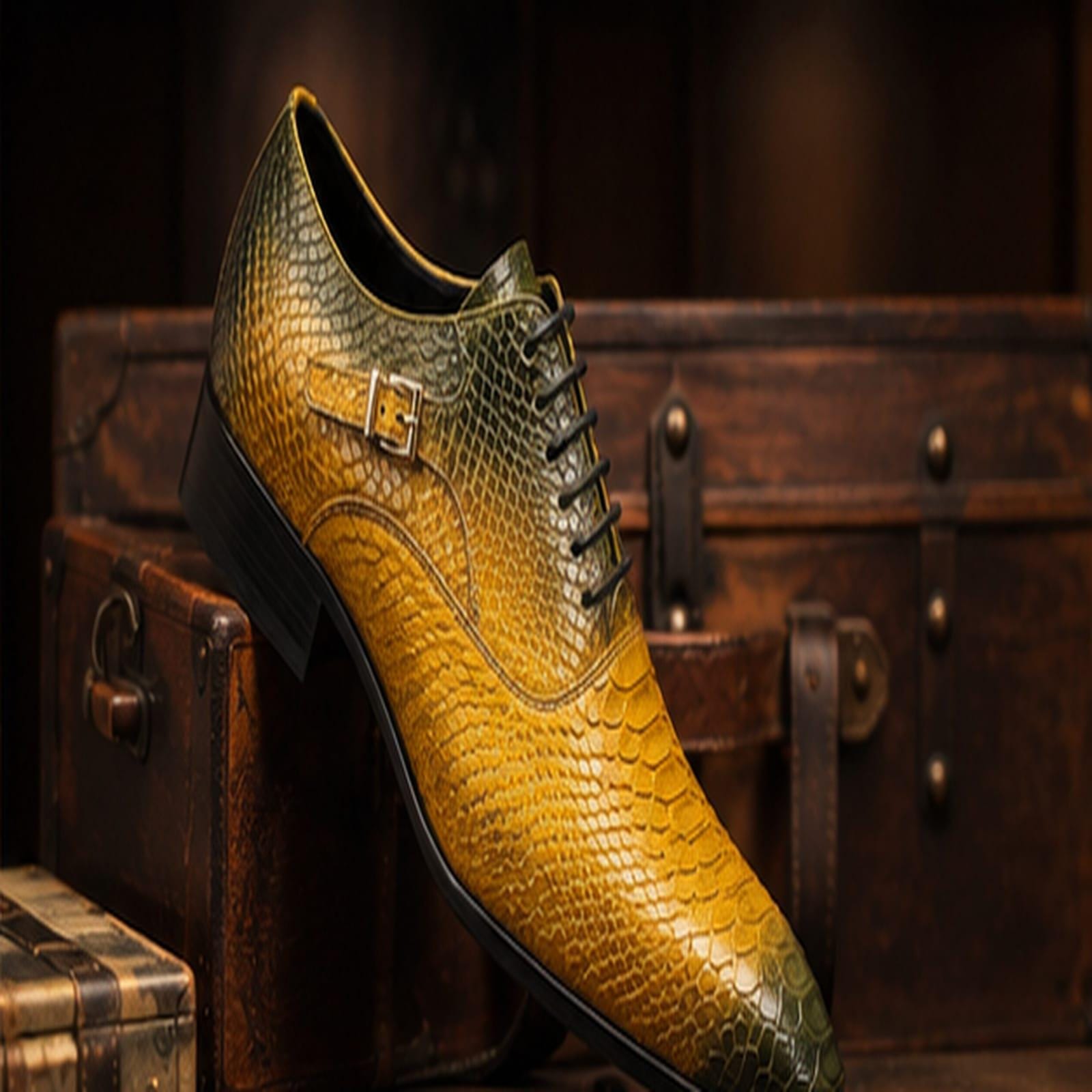 gold dress shoes men's Black and Formal custom_Heather's Prom Picks