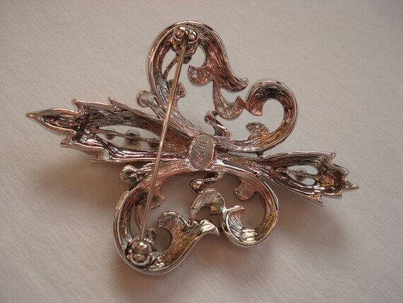 Kenneth Jay Lane, KJL, Fleur de Lis Pin - image 6