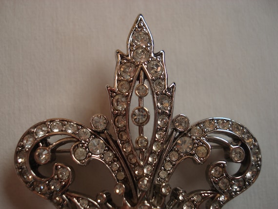 Kenneth Jay Lane, KJL, Fleur de Lis Pin - image 3