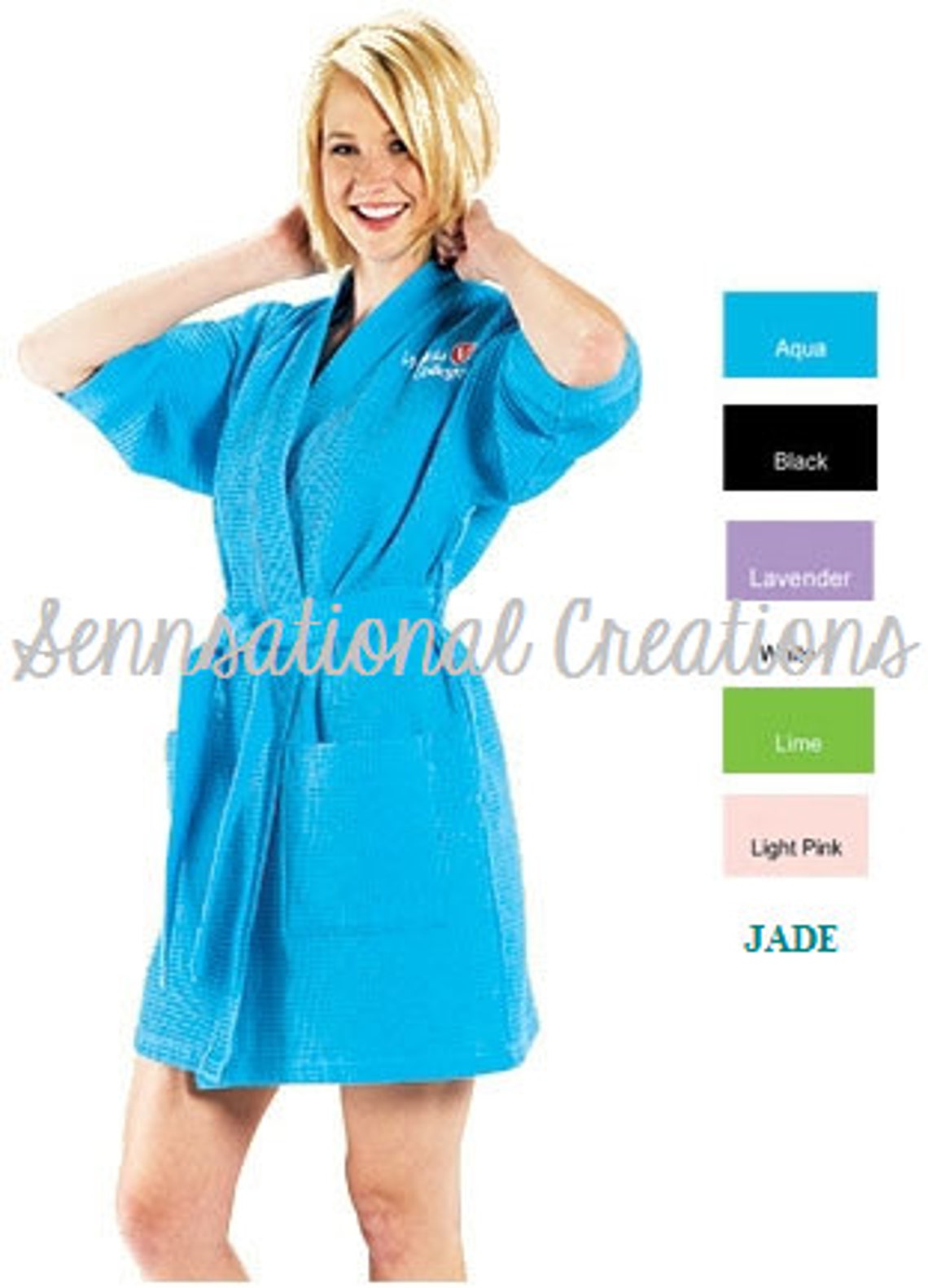 SET OF 8 Monogrammed Bridal Party Robes Monogrammed Robe Etsy