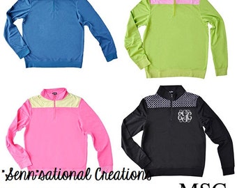 YOUTH Quarter Zip Pullover, Monogrammed Pullover, Preppy Shoulder Pullover, Mommy and Me Pullover, Lightweight Jacket, Fall Monogram Apparel