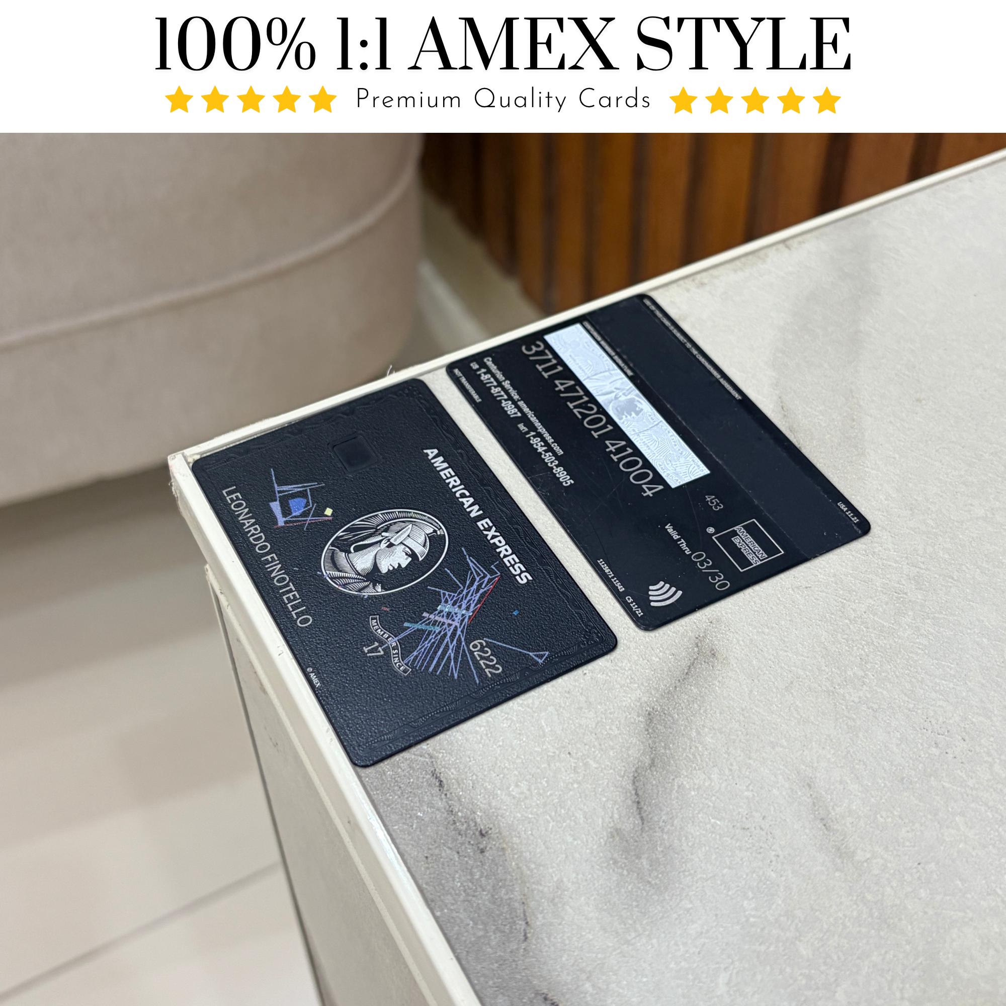 Amex centurion card replica - Etsy 日本
