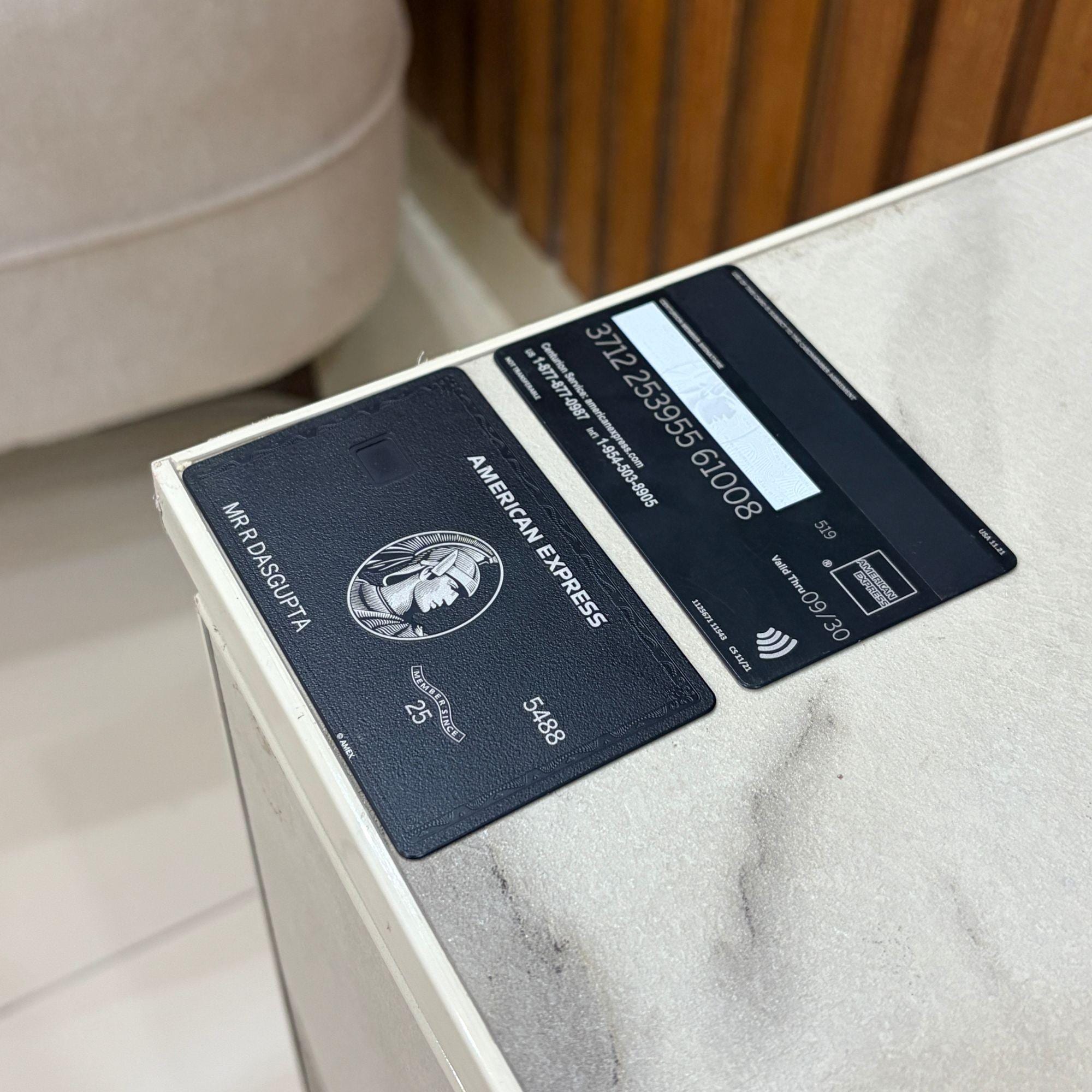 Amex centurion card replica - Etsy 日本