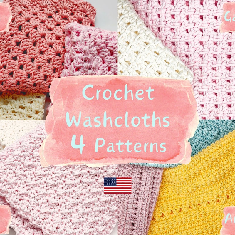 Round Crochet Wash Cloth - Etsy