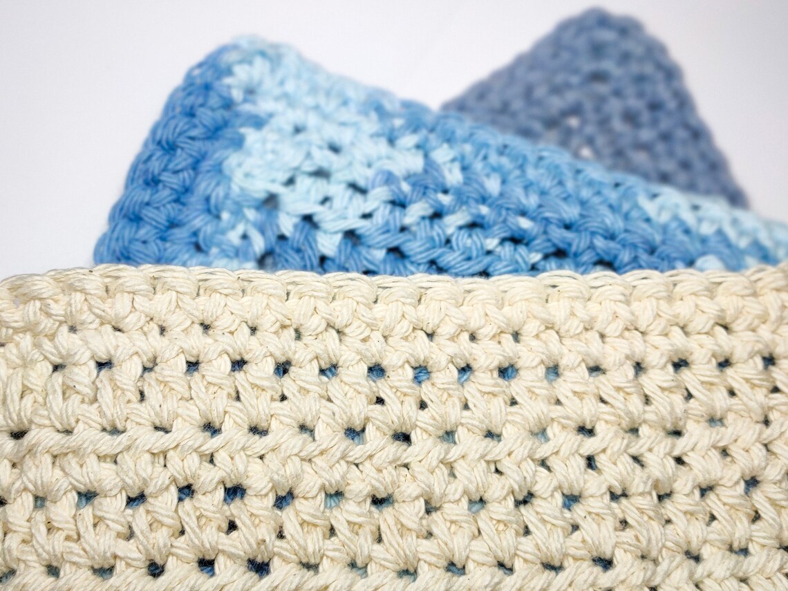 Newbie Crochet Dishcloth Pattern Easy Crochet Pattern for a Beginner