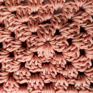 Crochet Washcloth Pattern in a Granny Square Design includes US & UK pdf versions Easy crochet dishcloth pattern Tawashi pattern image 8