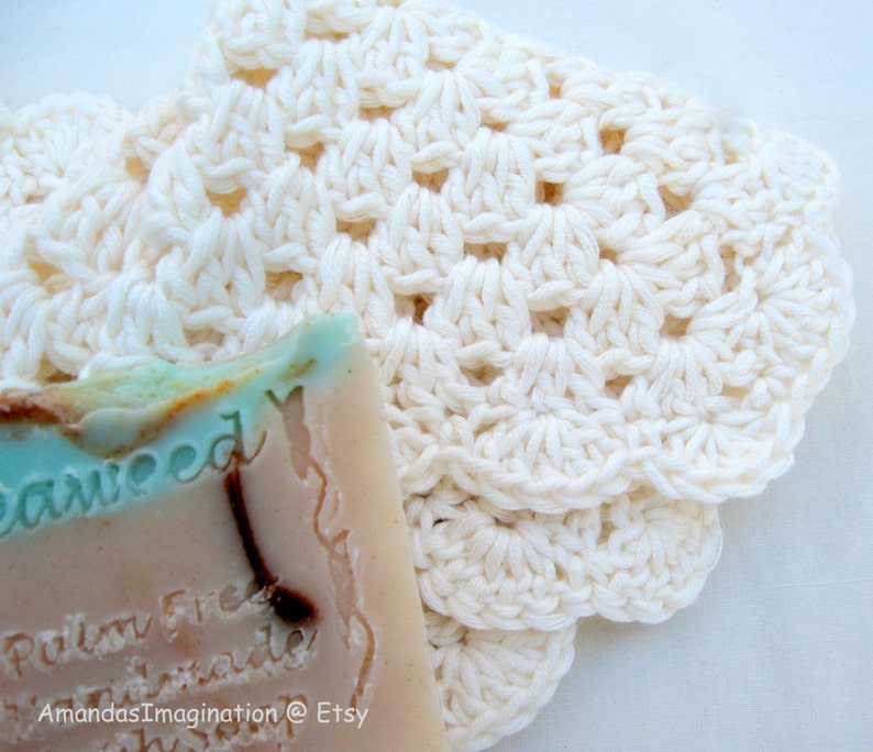 Crochet Washcloth Pattern USA Terms Granny Square Design Etsy