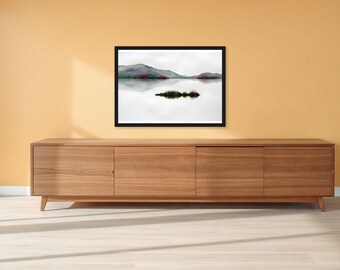 Tarn, Still Water | AI-Assisted Landscape Art | Unframed or Framed Print | A4 A3 A2
