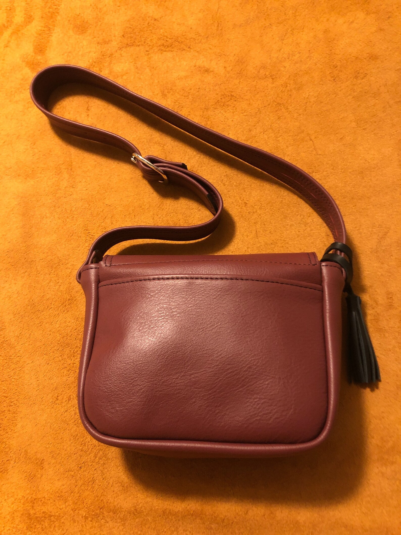 Leather Pocketbook Leather Shoulder Bag Red Leather Etsy