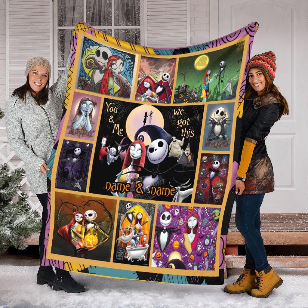 Jack and sally blankets hotsell