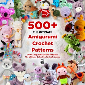 500+ Characters Cartoon Crochet Patterns, Cartoon Crochet Patterns, Animal Crochet TXT Digital Download, Gift For Crochet