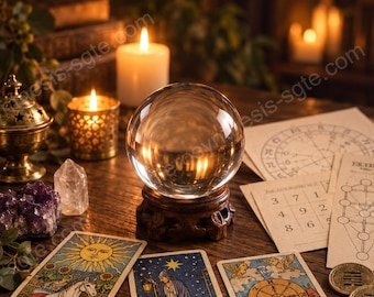 Libro de perfil de nacimiento esotérico personalizado, astrología, numerología, cábala, ángeles e informe de quiromancia (PDF digital)