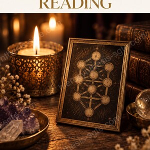 Personalized Kabbalah Reading, Your Tree of Life Chart with Astrology and Numerology Report (Digital PDF) image 1