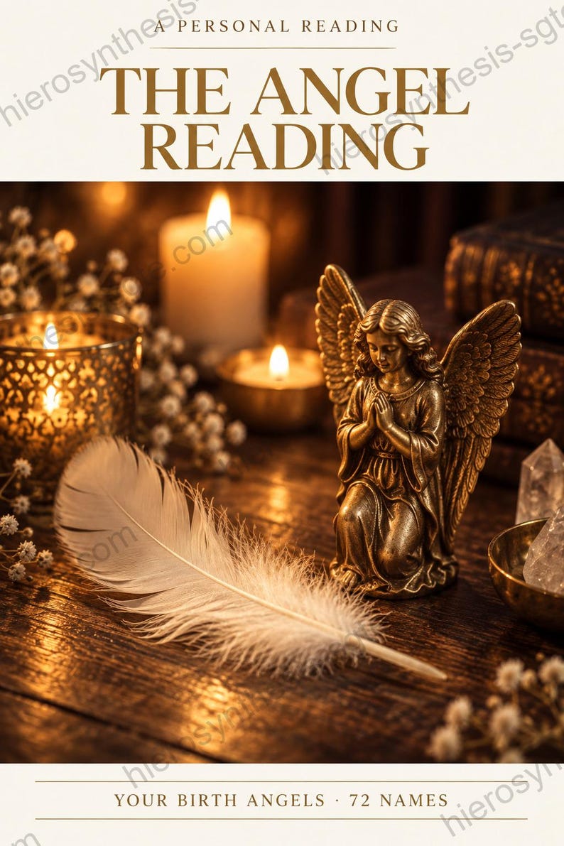Lectura del Ángel Guardián, tus 72 Ángeles Shem identificados con numerología e informe de la carta natal (PDF digital) imagen 1
