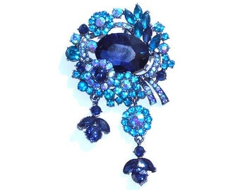 Absolute Zero Blues Glamorous Versatile Pendant Pin!