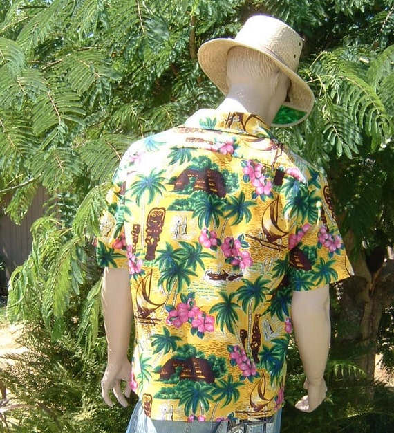 1970s Collectors Palm Tree of Branford Hawaiian/A… - image 2