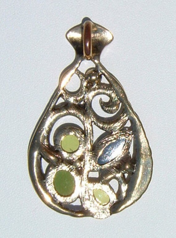 1970s Bud Green and Bitter Lime colored Gemstones… - image 3