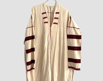 Vintage Men's Abaya Djellaba Bedouin Caftan Robe
