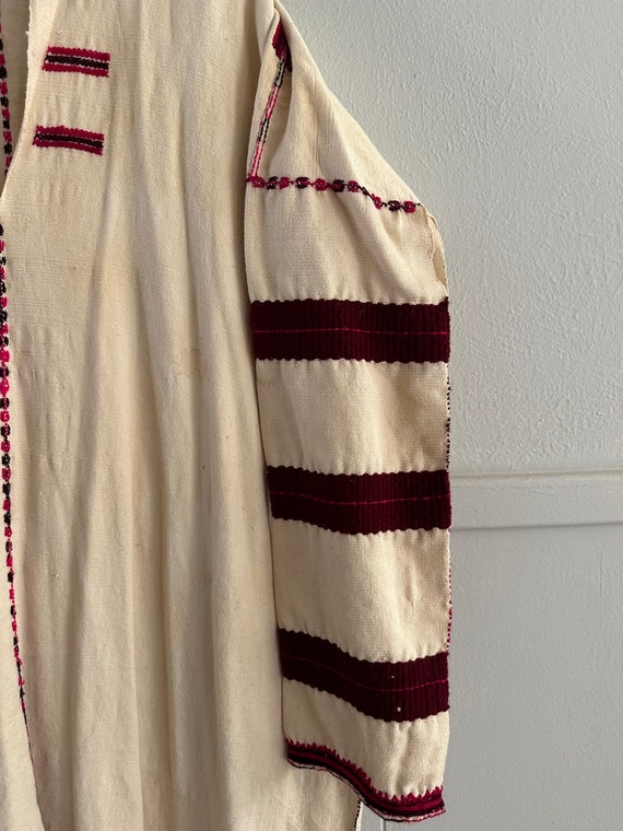 Vintage Men's Abaya Djellaba Bedouin Caftan Robe - image 3