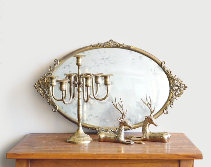 Vintage Convex Glass Frame 13x19 Oval Picture Frame Etsy