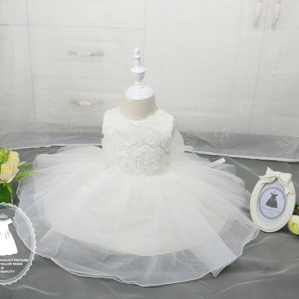Newborn Party Dress, Birthday Dress Baby, Toddler Flower Girl Dress Tulle, Mother Daughter Matching Dress PD053