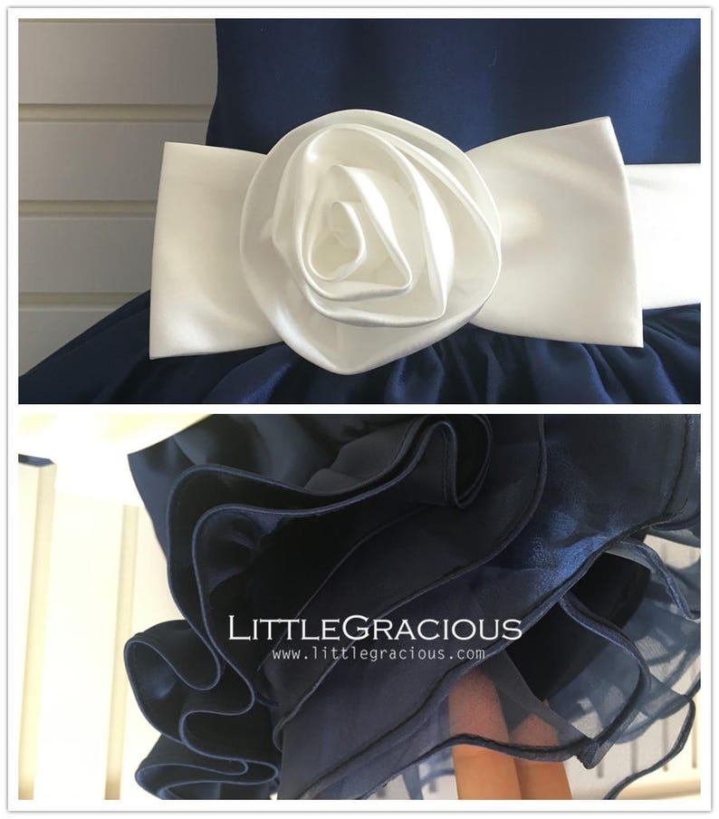 Navy blue/Toddler/Infant/Baby/Newborn Thanksgiving Dress Etsy