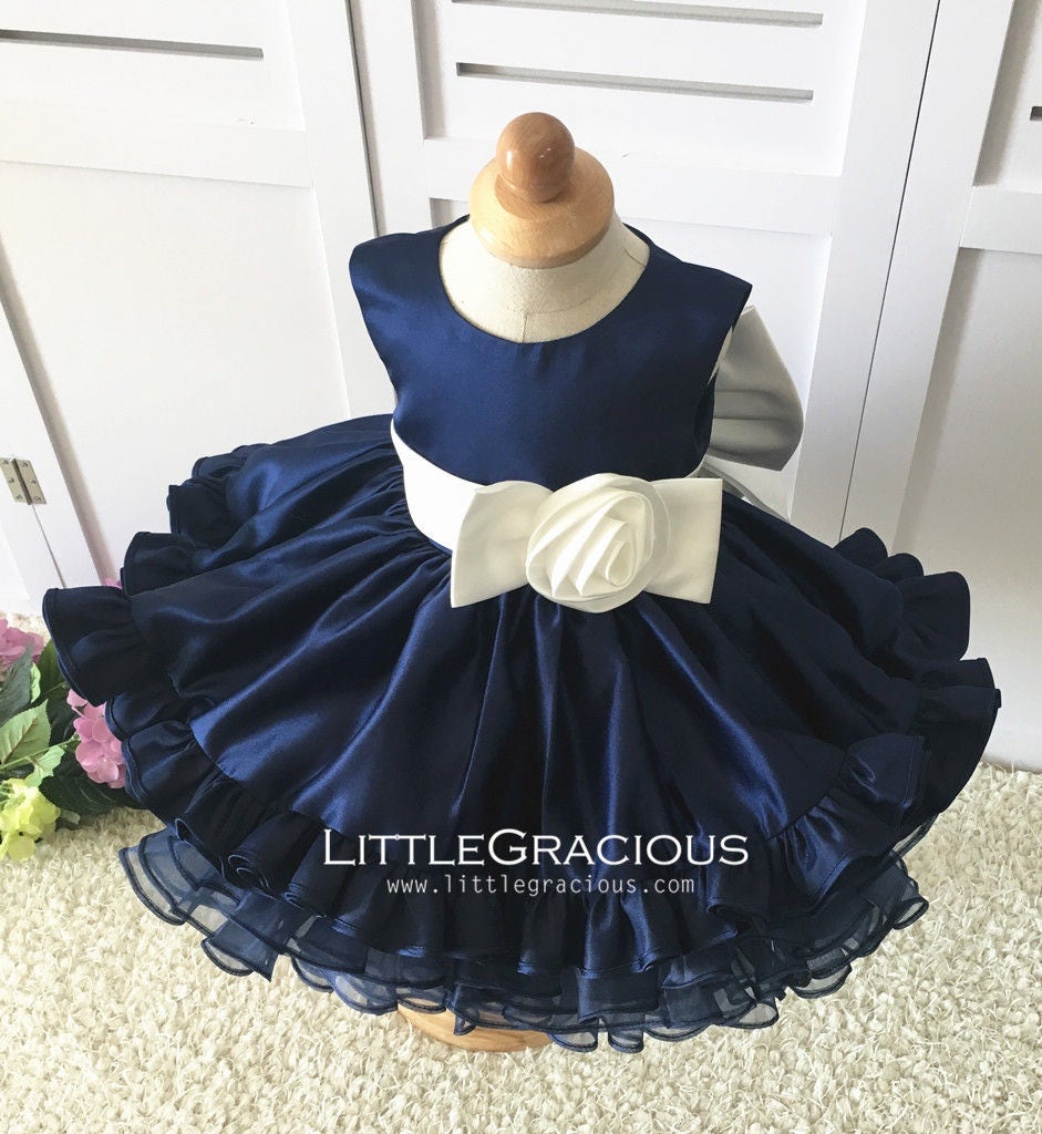 Navy blue/Toddler/Infant/Baby/Newborn Thanksgiving Dress | Etsy