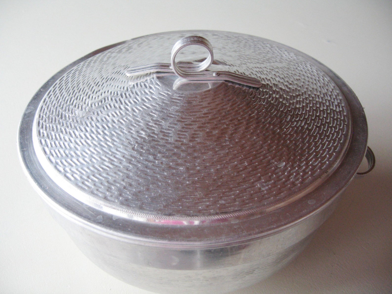 Hammered Aluminum Casserole Dish Mid Century Modern Etsy
