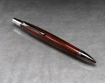 Cocobolo wood Click Pen with Gunmetal trim