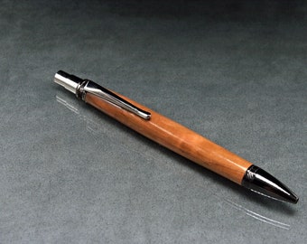 Olivewood Tenacious Click Pen with Gunmetal trim