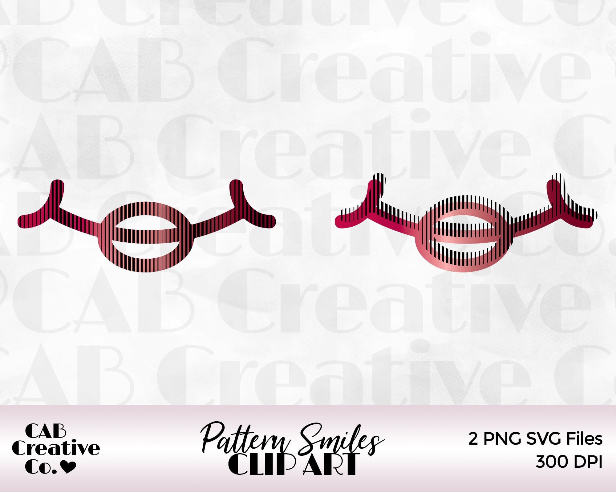 Download Pattern Smiles Clip Art Set Smile Clipart Smile Svg Smiles Etsy