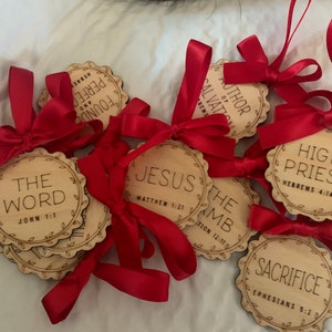 25 Names of Christ Ornaments
