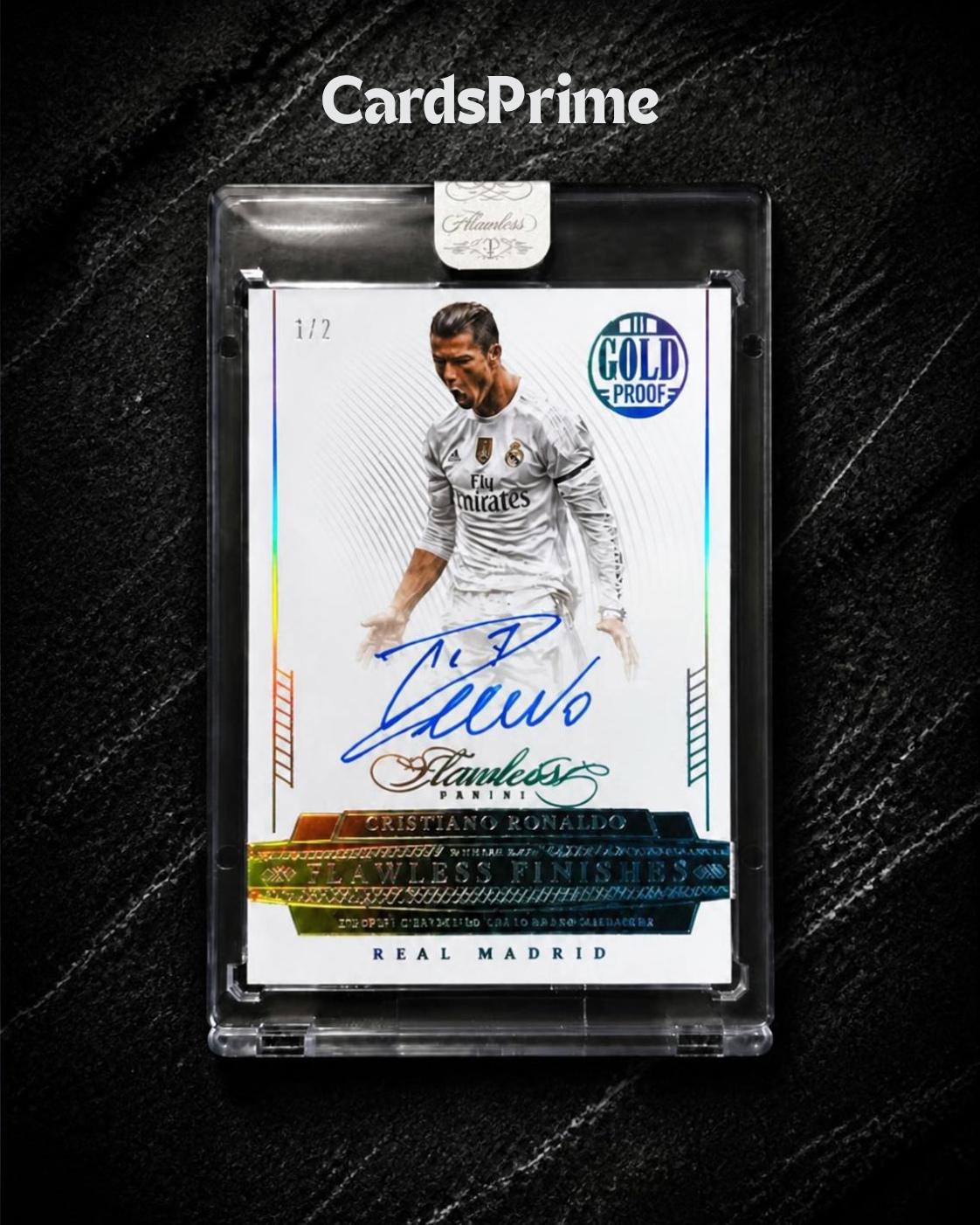 Cristiano ronaldo autographed card - Etsy 日本