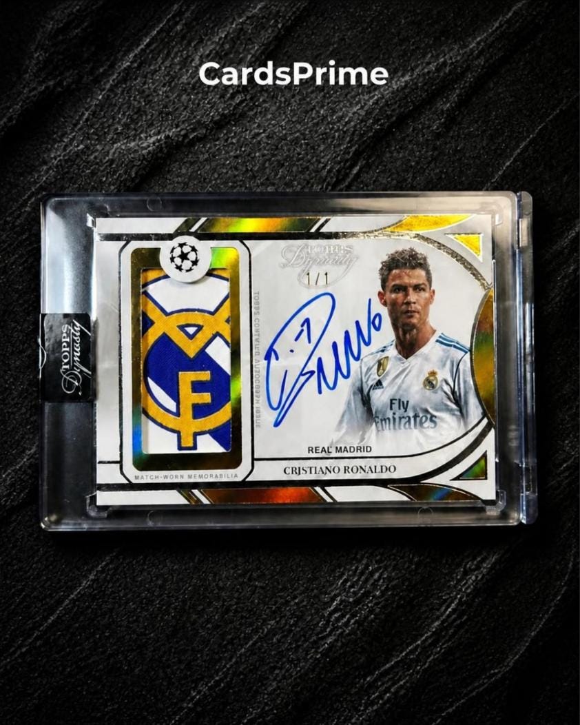 Cristiano ronaldo autographed card - Etsy 日本