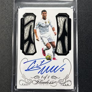 Cristiano Ronaldo 2016 Panini Flawless Soccer Dual Patches Autographs