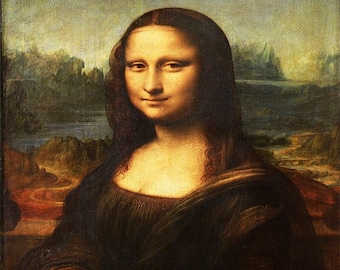 Mona Lisa Art Painting by Leonardo Da Vinci, 8X10 Classic Reprint Photo